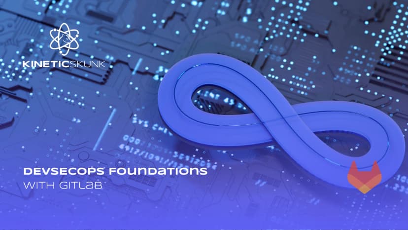 Editorial hero for DevSecOps foundations with GitLab, planning and toolchain